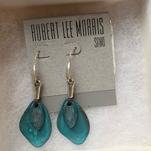 NWT Robert Lee Morris SOHO Turquoise Earrings